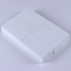 White Nail Buffer Sanding Block Nail Tools BORN PRETTY 