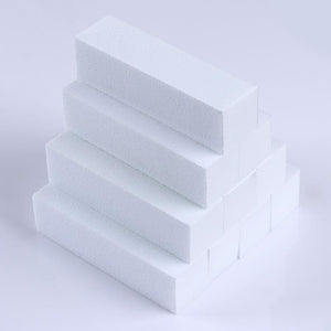 White Nail Buffer Sanding Block Nail Tools BORN PRETTY 