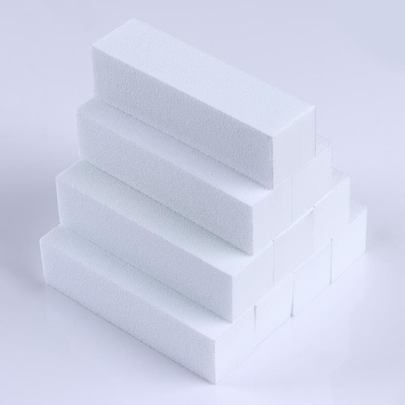 White Nail Buffer Sanding Block Nail Tools BORN PRETTY 