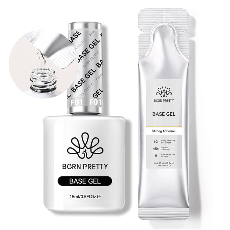 Base Gel 15ml (Bag) Base & Top Coat BORN PRETTY Set 4 