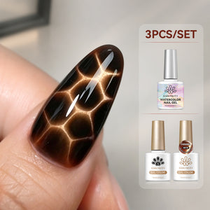 3pcs Set Leopard Cat Magnetic Watercolor Gel 10ml