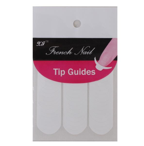 White French Tip Guides 3D Nail Stickers Nail Sticker No Brand 