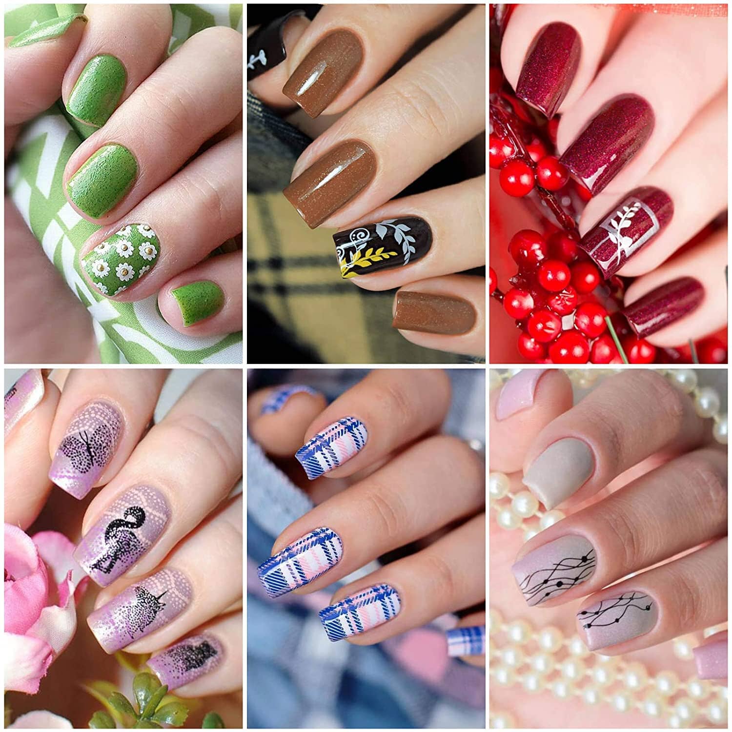 [US ONLY] 8Pcs Stamping Plates Set Stamping Nail BORN PRETTY 