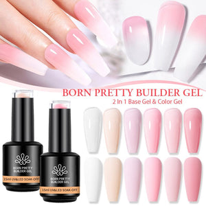 BORN PRETTY Builder Gel Base & Color 2 in 1 Gel Nail Polish BORN PRETTY 
