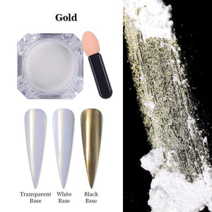 Gold Shell Chrome Glitter Nail Powder #8205 Nail Powder BORN PRETTY 