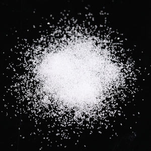 White Gradient Woolen Glitter Nail Powder #8001 Nail Powder BORN PRETTY 