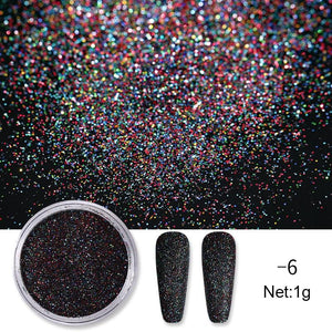 Gradient Glitter Nail Powder Nail Powder BORN PRETTY 6 