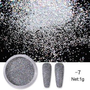 Gradient Glitter Nail Powder Nail Powder BORN PRETTY 7 