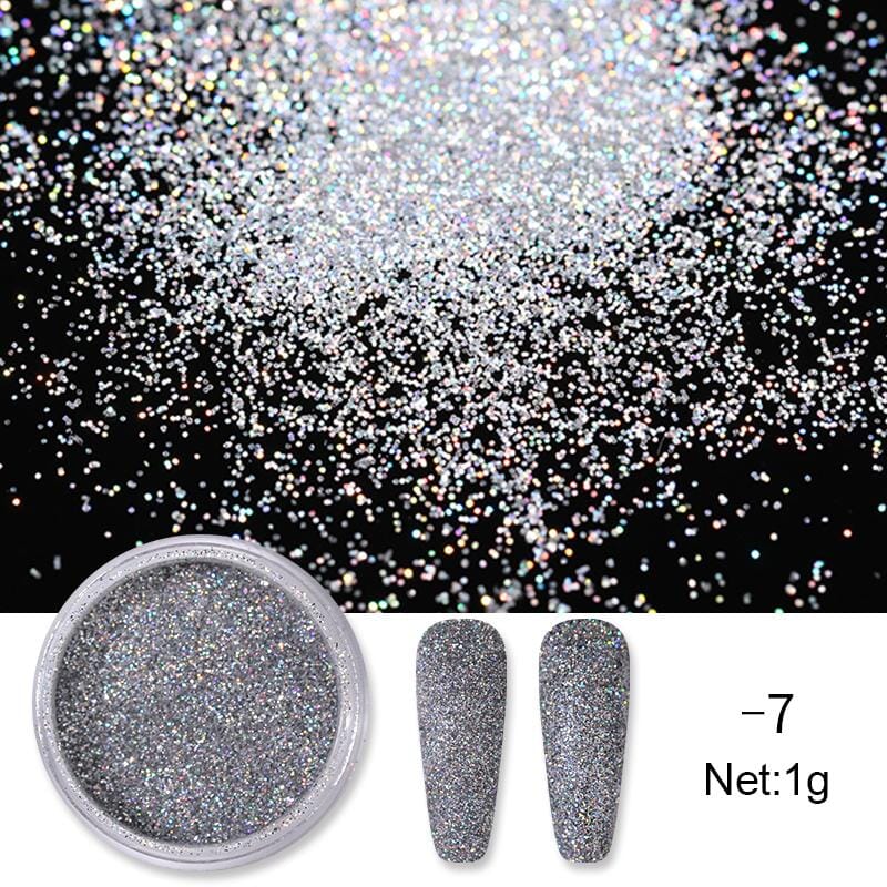 Gradient Glitter Nail Powder Nail Powder BORN PRETTY 7 