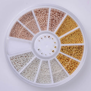 Metal Ball Nail Decoration in Wheel Nail Decoration BORN PRETTY 