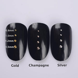 Metal Ball Nail Decoration in Wheel Nail Decoration BORN PRETTY 