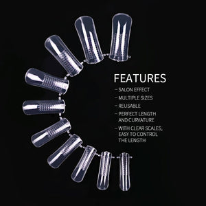 20pcs Extension Mold Nail Tips Extension Nail Gel BORN PRETTY 
