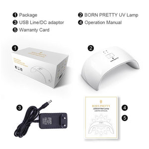 24W UV LED Nail Lamp US Type Plug Tools & Accessories BORN PRETTY 