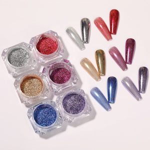 Iridescent Mirror Powder Nail Powder BORN PRETTY 
