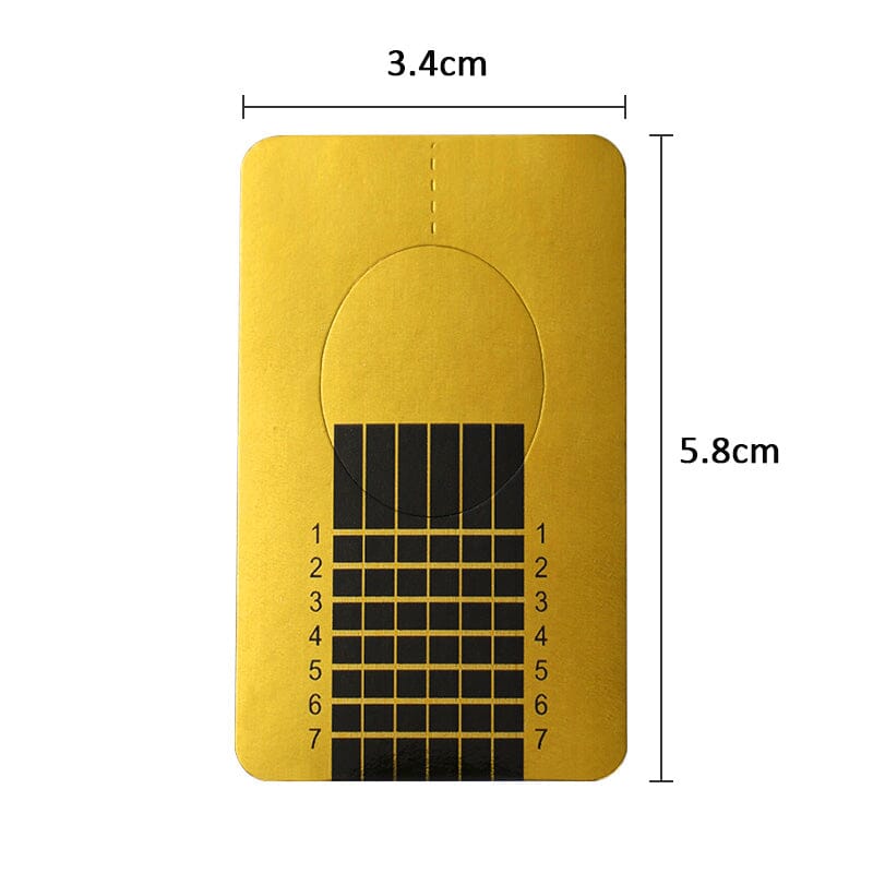 10pcs Gold Extension Nail Forms Tools & Accessories BORN PRETTY 