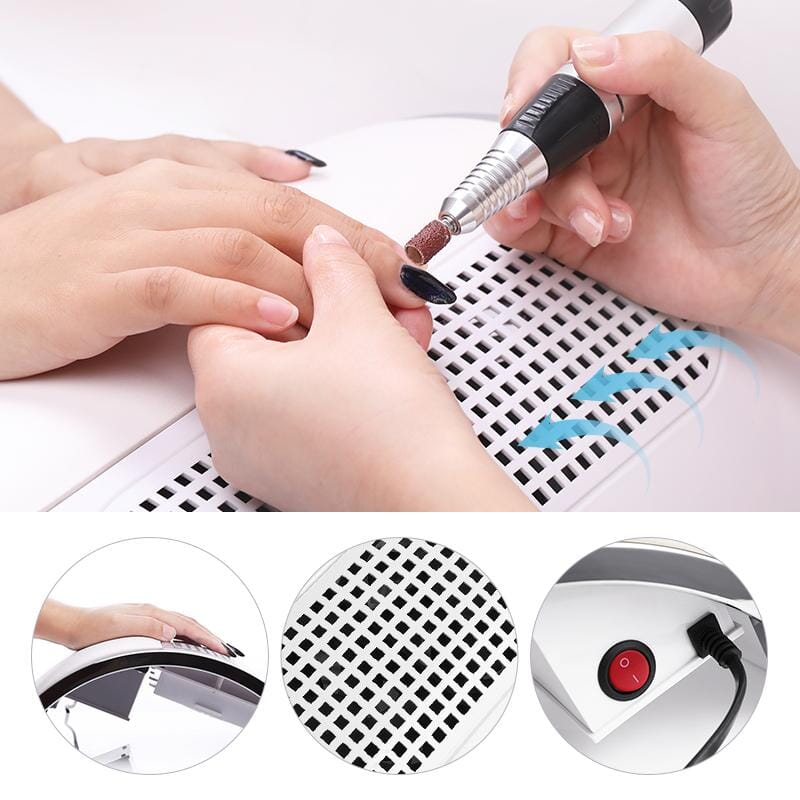 40W Nail Suction Dust Low Noisy with 3 Fans US Type Plug Tools & Accessories BORN PRETTY 