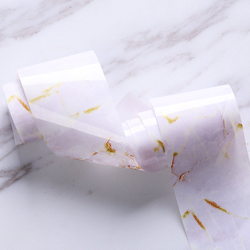 Watercolor Marble #01 Nail Foil Transfer Sticker