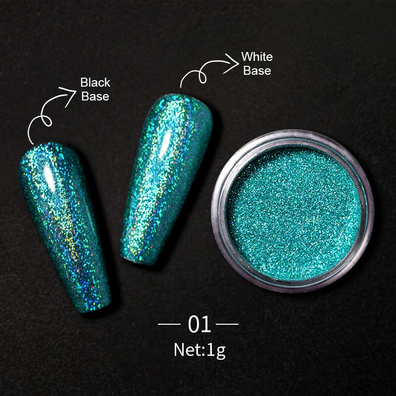 Iridescent Glitter Powder Nail Powder BORN PRETTY 01 