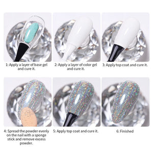 Iridescent Glitter Powder Nail Powder BORN PRETTY 