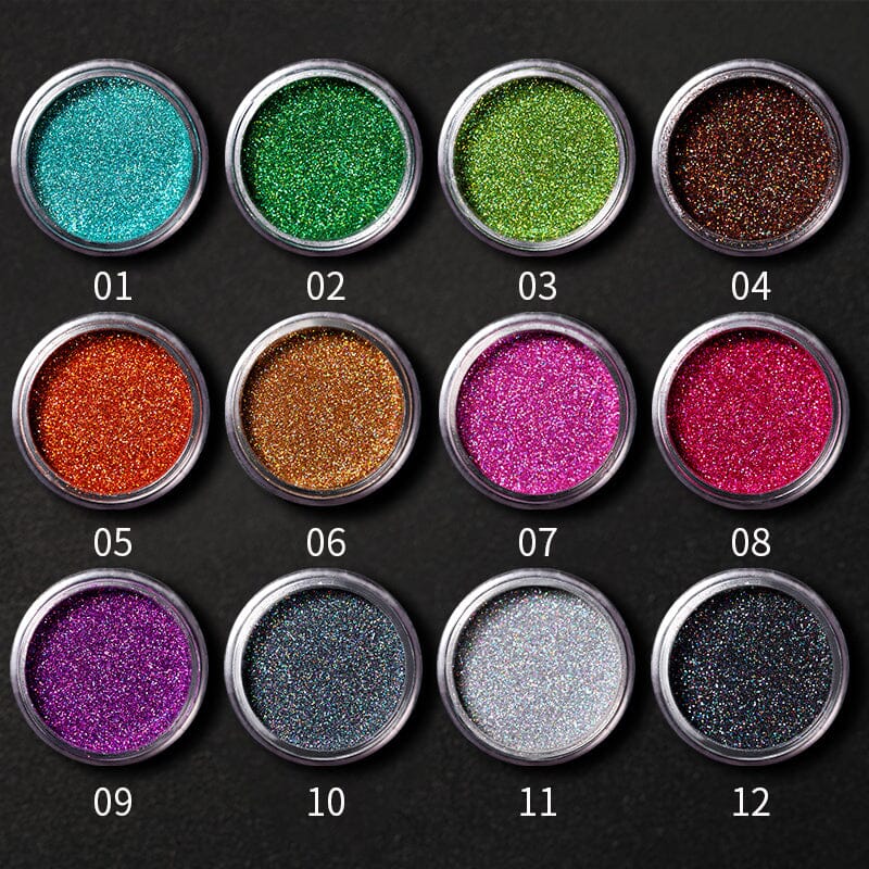 Iridescent Glitter Powder Nail Powder BORN PRETTY 