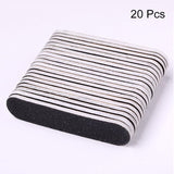 Black Mini Nail File Tools & Accessories No Brand 20pcs 
