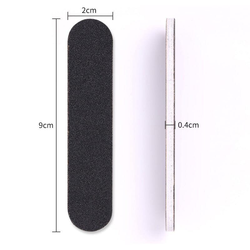 Black Mini Nail File Tools & Accessories No Brand 
