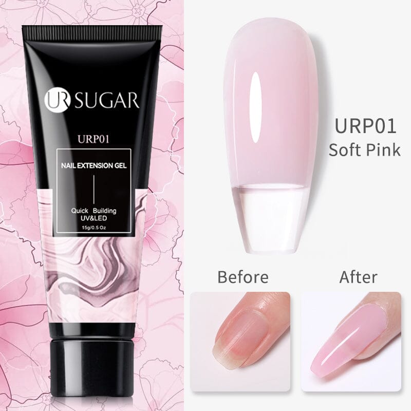 Extension Nail Gel 15ml Extension Nail Gel UR SUGAR URP01 Soft Pink 