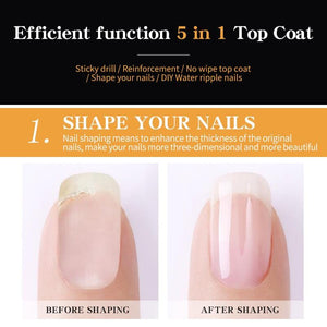 5 in 1 Top Coat 5ml Gel Nail Polish BORN PRETTY 