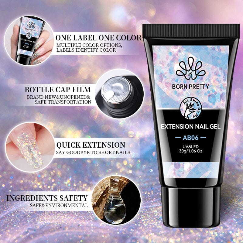 Extension Nail Gel 30ml Gel Nail Polish BORN PRETTY 