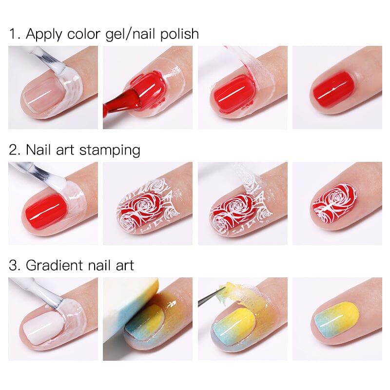 Peel Off Latex Tape 7ml Nail Care LILYCUTE 