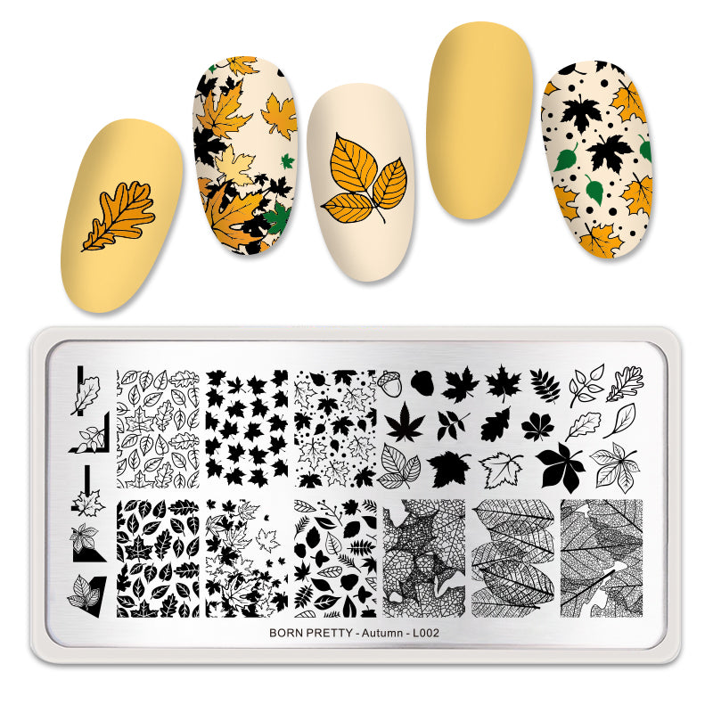 Stamping Plate Autumn - L002