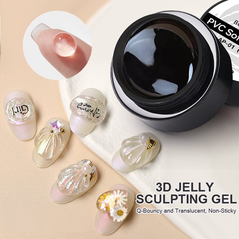 PVC Soft Solid Gel Clear 5ml Gel Nail Polish BORN PRETTY 