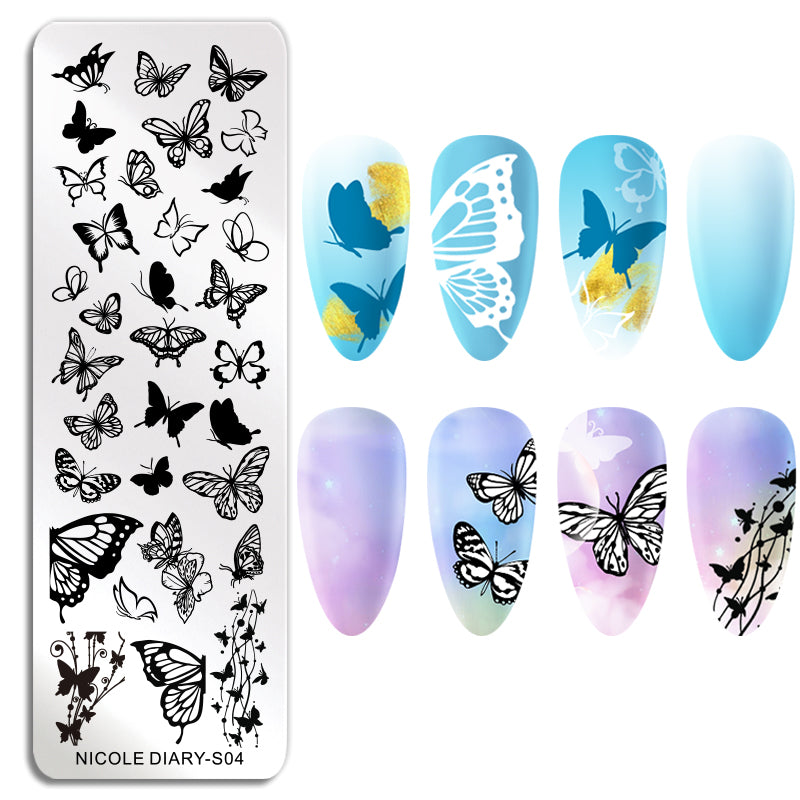 Stamping Plate NICOLE DIARY-S04