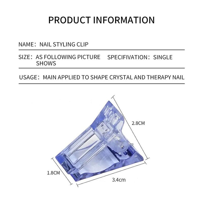 Nail Clips Acrylic Extension Mold Tools & Accessories No Brand 
