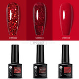 3pcs Color Gel Set 7.5ml Gel Nail Polish UR SUGAR 06 