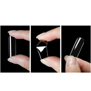 100pcs Square Transparent False Nail Tips Nail Tips No Brand 