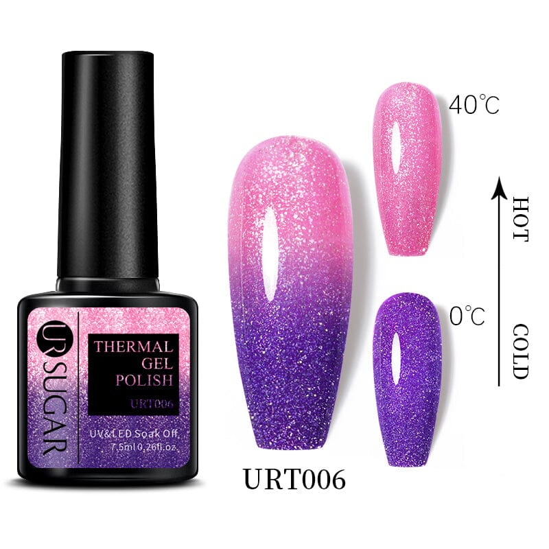 Thermal Nail Gel Polish 7.5ml Gel Nail Polish UR SUGAR URT006 
