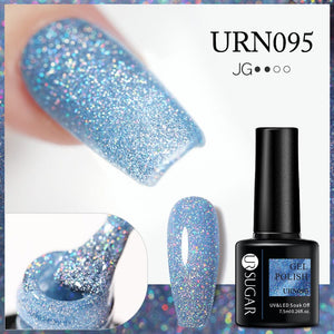 Glitter Sequins Gel Polish URN095 7.5ml Clearance UR SUGAR 