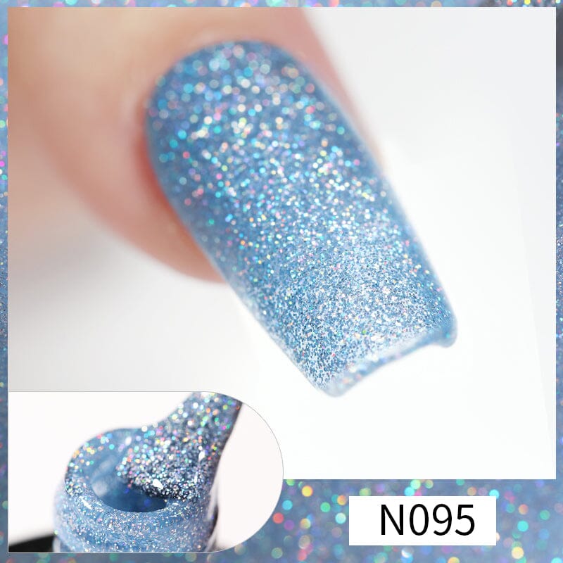 Glitter Sequins Gel Polish URN095 7.5ml Clearance UR SUGAR 