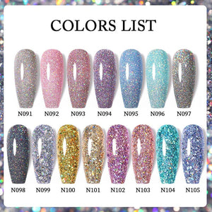 Sequins Glitter Gel Polish 7.5ml Gel Nail Polish UR SUGAR 