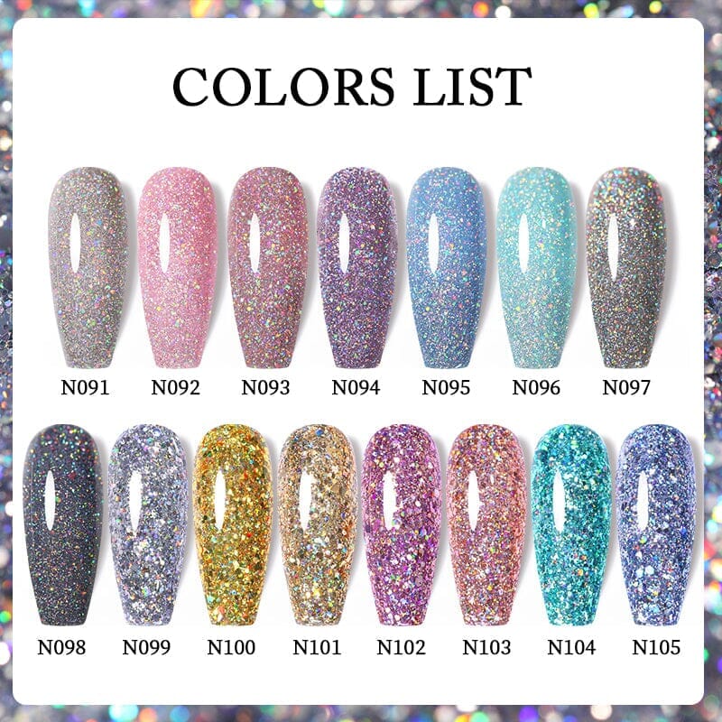 Sequins Glitter Gel Polish 7.5ml Gel Nail Polish UR SUGAR 