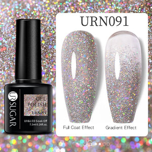 Sequins Glitter Gel Polish URN096 7.5ml Clearance UR SUGAR 