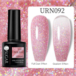 Sequins Glitter Gel Polish URN096 7.5ml Clearance UR SUGAR 