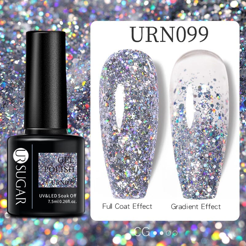 Sequins Glitter Gel Polish 7.5ml Gel Nail Polish UR SUGAR 