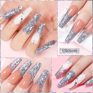 Sequins Glitter Gel Polish URN096 7.5ml Clearance UR SUGAR 