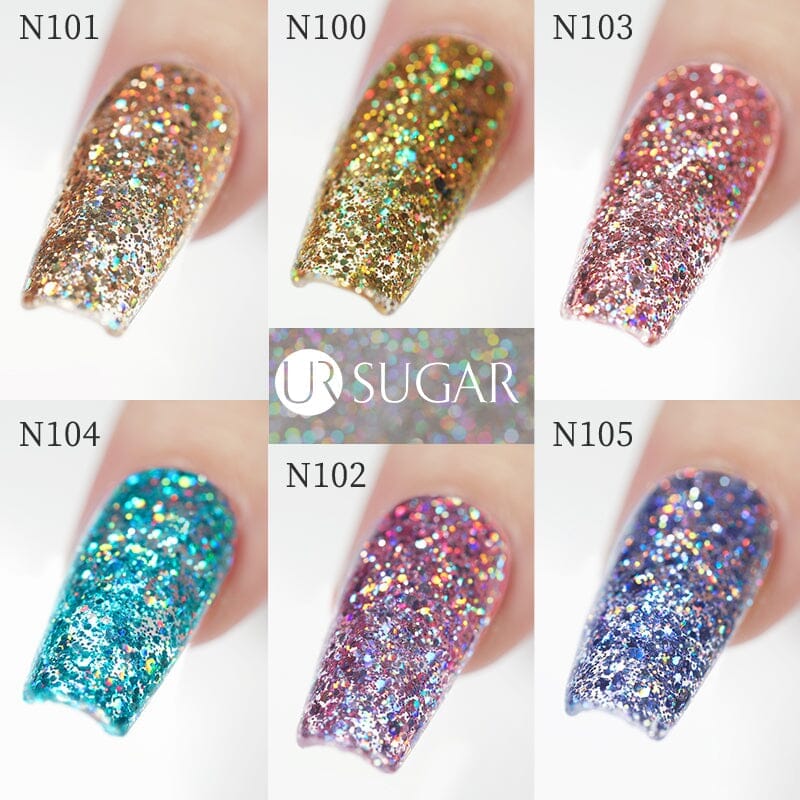 Sequins Glitter Gel Polish 7.5ml Gel Nail Polish UR SUGAR 