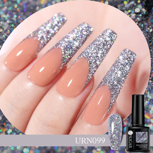 Sequins Glitter Gel Polish URN096 7.5ml Clearance UR SUGAR 