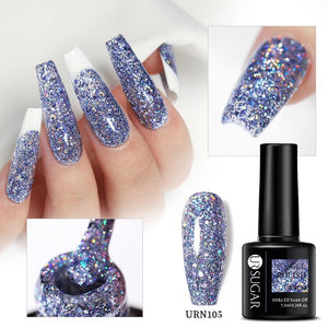 Sequins Glitter Gel Polish 7.5ml Gel Nail Polish UR SUGAR 