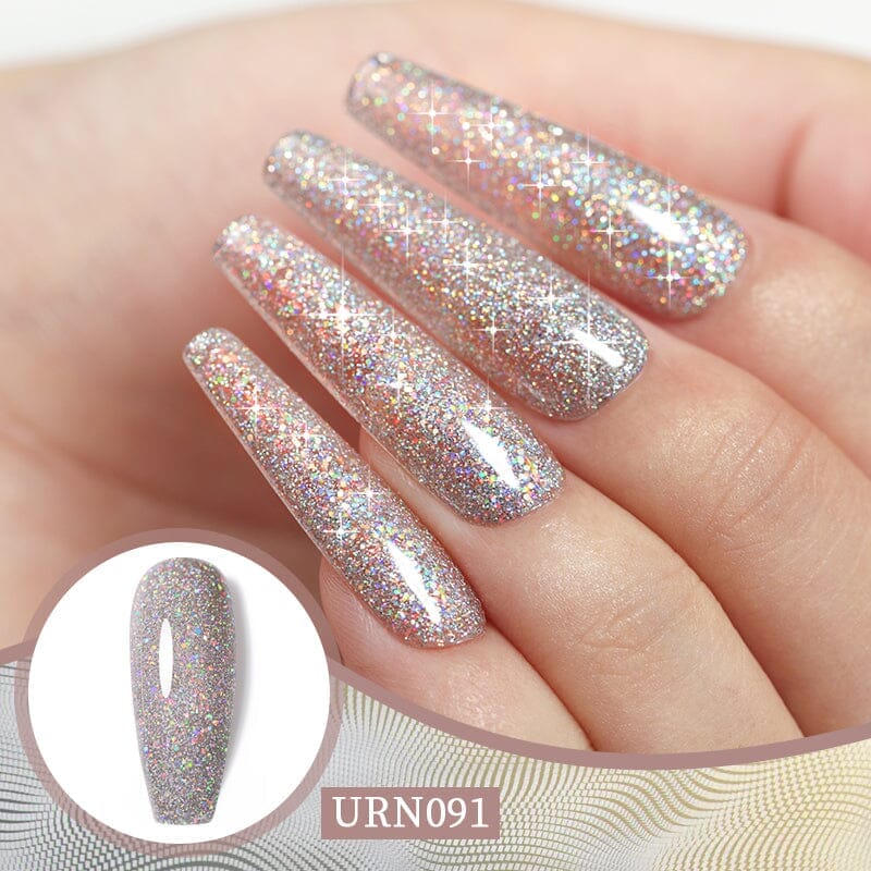 Sequins Glitter Gel Polish URN096 7.5ml Clearance UR SUGAR 