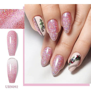 Sequins Glitter Gel Polish URN096 7.5ml Clearance UR SUGAR 